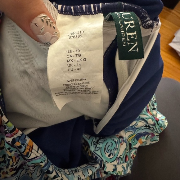 Lauren Ralph Lauren Swimwear with Multicolor Paisley Design - Picture 6 of 6